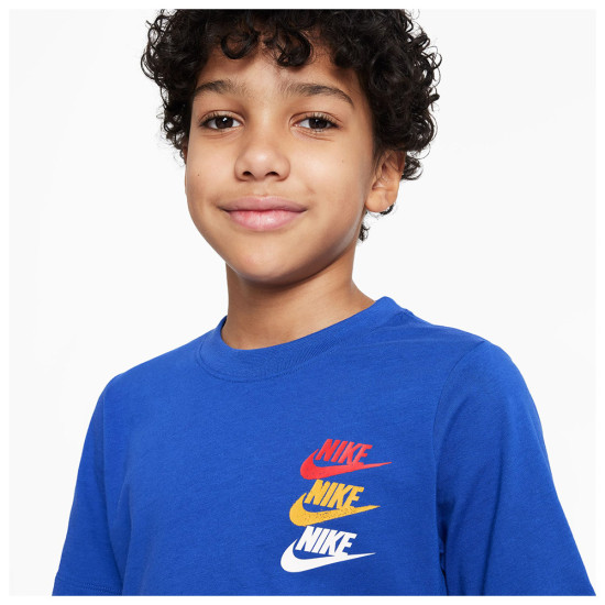 Nike Παιδική κοντομάνικη μπλούζα Sportswear Standard Issue Graphic Tee